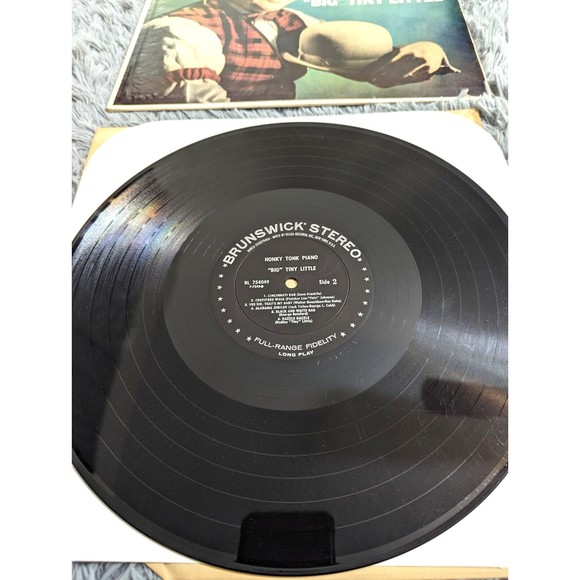Big Tiny Little Honky Tonk Piano 1959 Brunswick LP 33 Rpm Vinyl Record BL 754049 - Picture 3 of 12